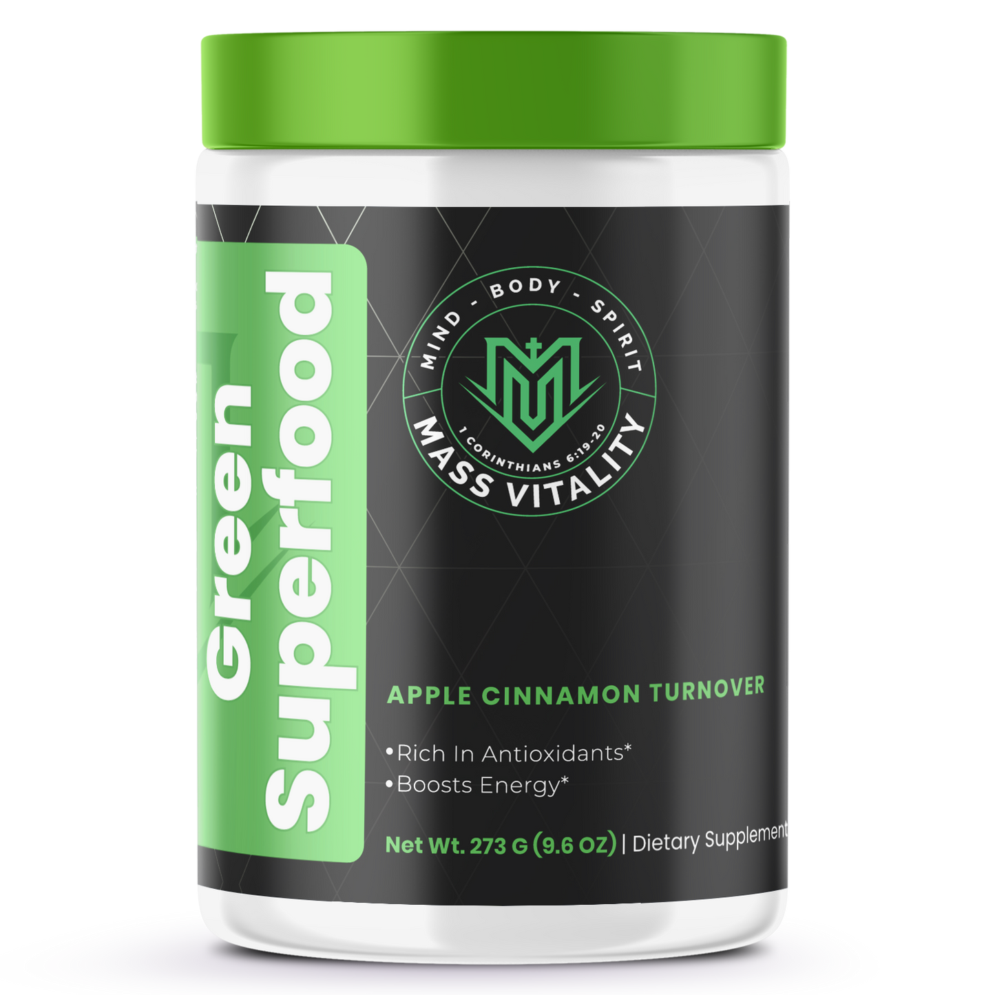 Green Superfood - Apple Cinnamon Turnover