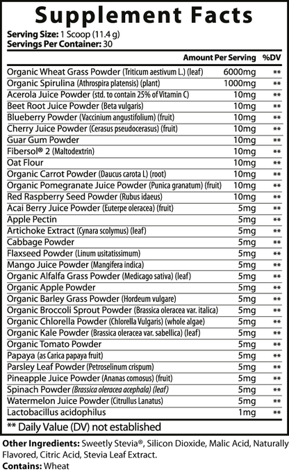 Organic Greens - Watermelon